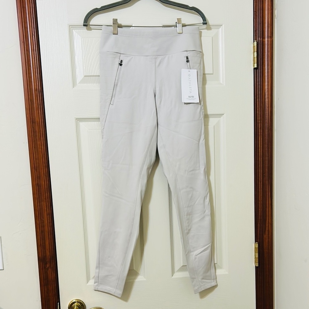 Athleta Light Gray Leggings